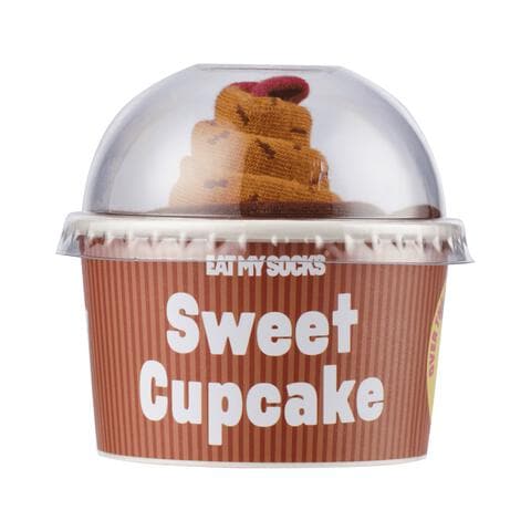 Eat My Socks Chocolate Cupcake One Size - 1 paar