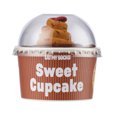 Eat My Socks Chocolate Cupcake One Size - 1 paar