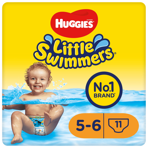 Huggies Little Swimmers Zwemluiers Maat 5-6 Medium 12-18 kg 11 stuks