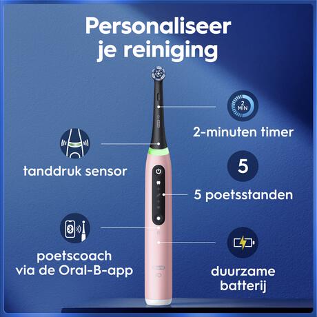Oral-B iO 5s Roze Elektrische Tandenborstel