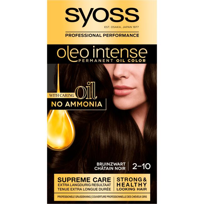 Syoss Oleo Intense 2-10 Bruinzwart Haarverf