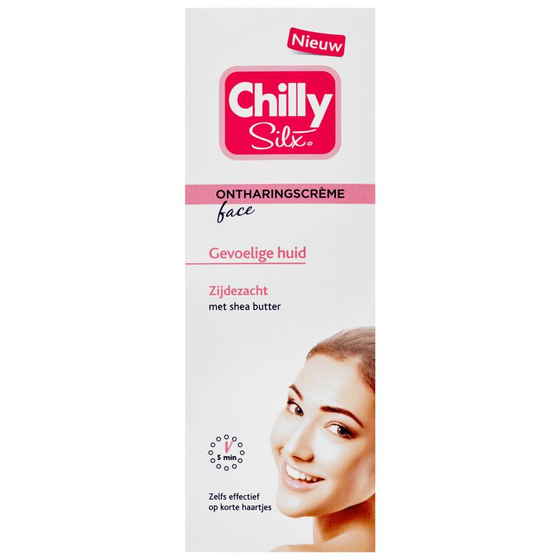 Chilly Silx Ontharingscrème Gezicht Gevoelige Huid 50 ML