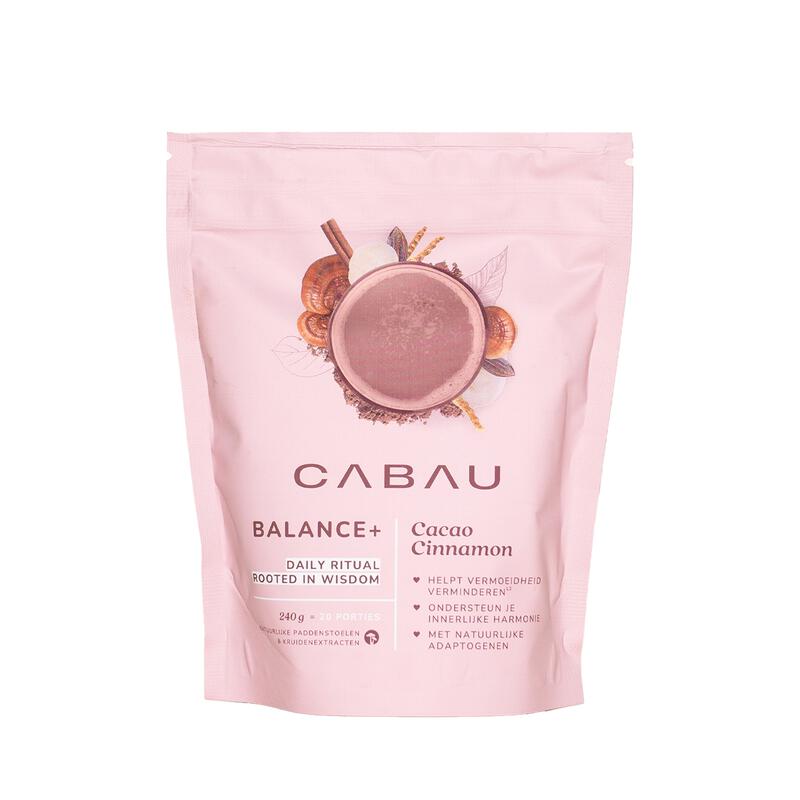Cabau Balance+ Cacao Cinnamon 240 gram