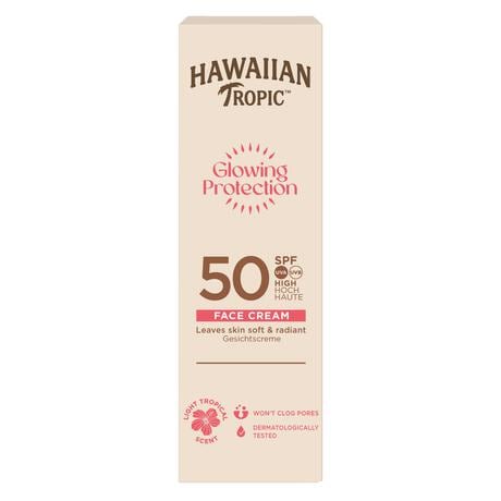Hawaiian Tropic Glowing Protection Face Cream SPF50 50 ML