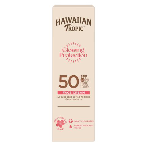 Hawaiian Tropic Glowing Protection Face Cream SPF50 50 ML