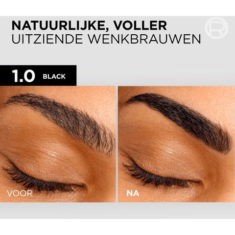 L'Oréal Paris Brow Color wenkbrauwverf 1.0 Black 30ML