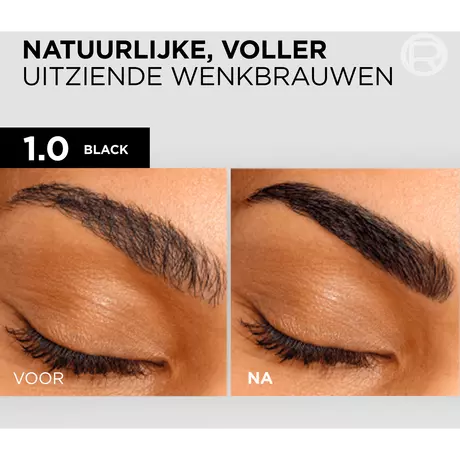 L'Oréal Paris Brow Color Wenkbrauwverf 1.0 Black 30 ML