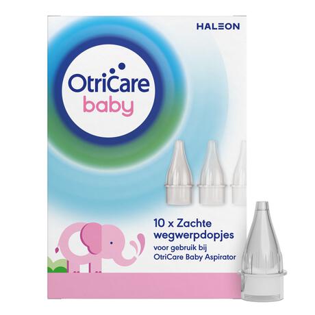 OtriCare Baby wegwerpdopjes bij Aspirator neusjesreiniger 10 stuks