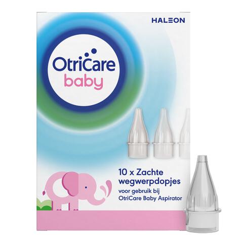 OtriCare Baby wegwerpdopjes bij Aspirator neusjesreiniger 10 stuks