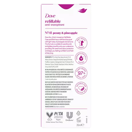 Dove Peony Antiperspirant Deodorant Refillable Starter Kit