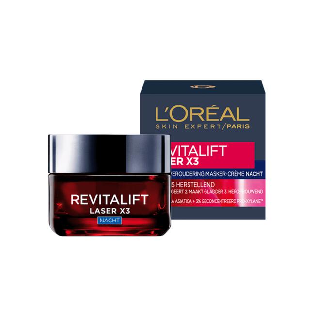 L'Oréal Paris Revitalift Laser X3 Anti-Rimpel Nachtcrème 50 ML