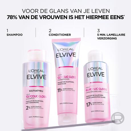 L'Oréal Paris Elvive Ultimate Glycolic Gloss Shampoo 200 ML