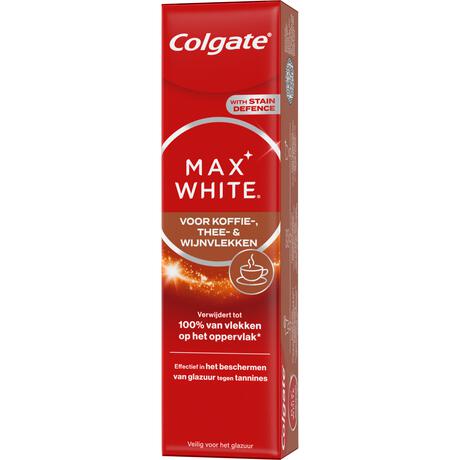 Colgate Max White for Coffee, Tea and Wine Stains Tandpasta 75 ML