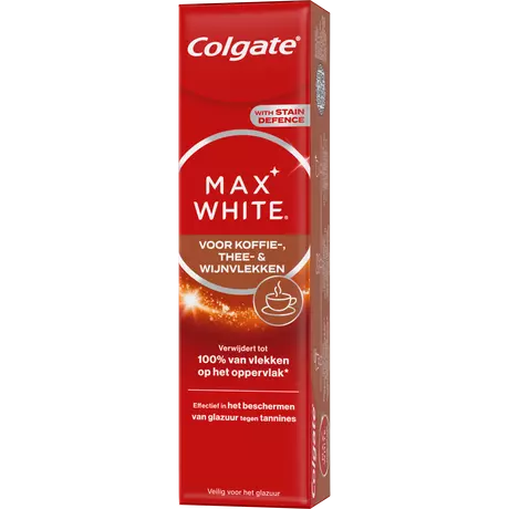 Colgate Max White for Coffee, Tea and Wine Stains Tandpasta 75 ML