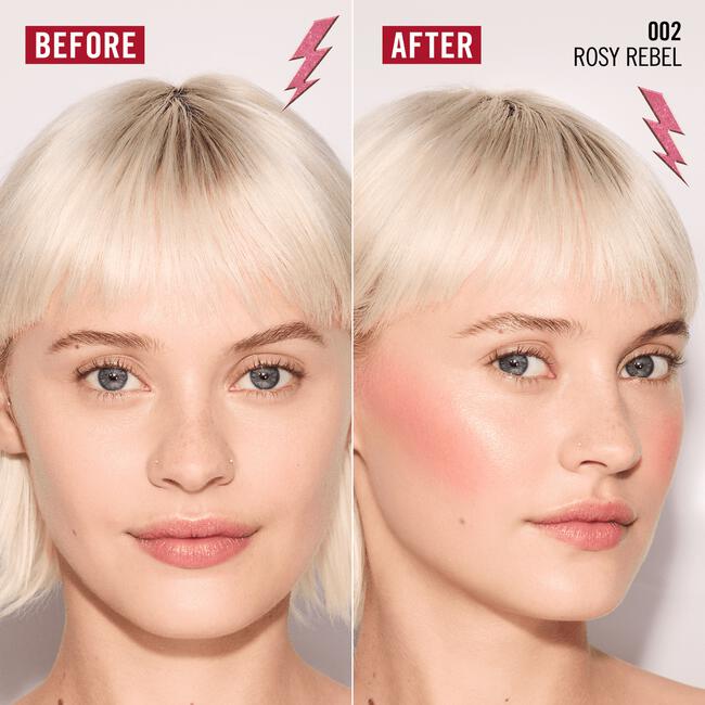 Rimmel London Multi Tasker Turbocharged Glow Liquid Illuminator Blush - Roze - 002 Rosy Rebel