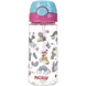 Nûby Beker Met Zacht Rietje en Drukknop Uit Tritan 3+ Jaar Roze 540 ML