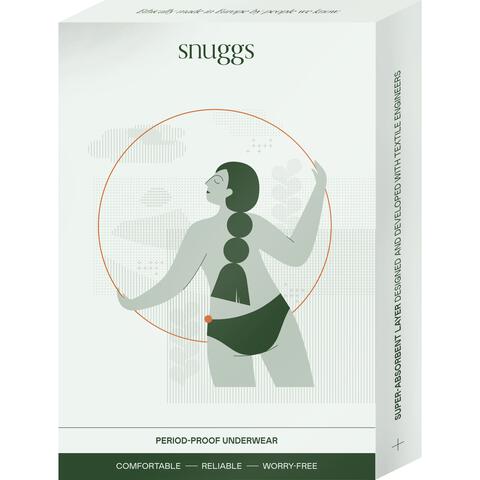 Snuggs Brazilian Light Menstruatie Ondergoed Maat L