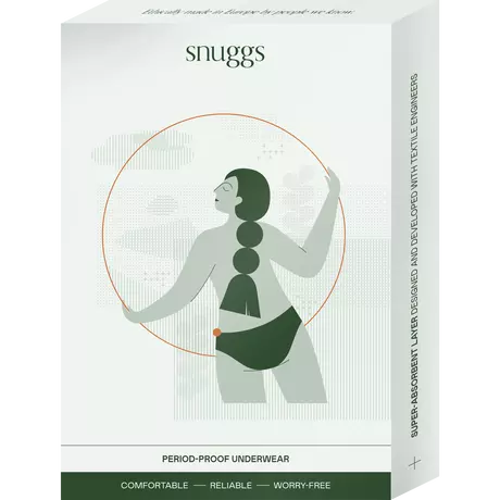 Snuggs Brazilian Light Menstruatie Ondergoed Maat L