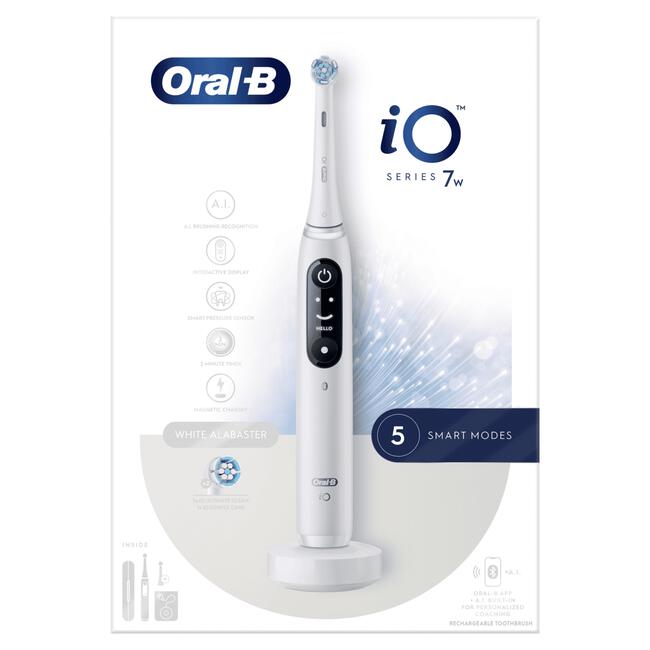 vermogen Kapitein Brie definitief Oral-B iO 7W Wit Elektrische Tandenborstel By Braun 1 EA | Etos