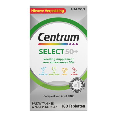 Centrum Select 50+ Multivitaminen Tabletten 180 stuks
