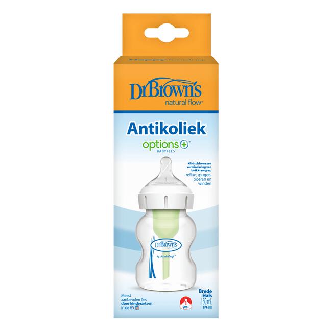 Dr. Brown’s Anti-Colic Brede Halsfles 150 ML