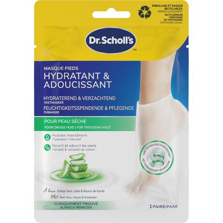 Dr.Scholl's Hydraterend & Verzachtend Voetmasker Aloe Vera 1 paar