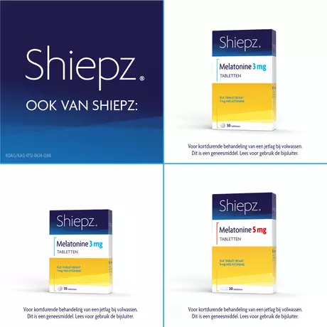 Shiepz Melatonine 5 MG Tabletten 10 stuks