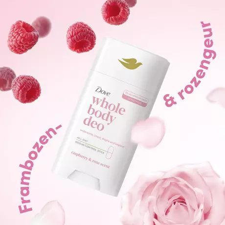 Dove Whole Body Raspberry & Rose Deodorant Stick 75 gram
