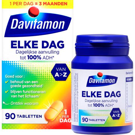 Davitamon Elke Dag Multivitamine 90 Tabletten