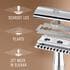 King C. Gillette Double Edge Razor Navulmesjes 10 Stuks