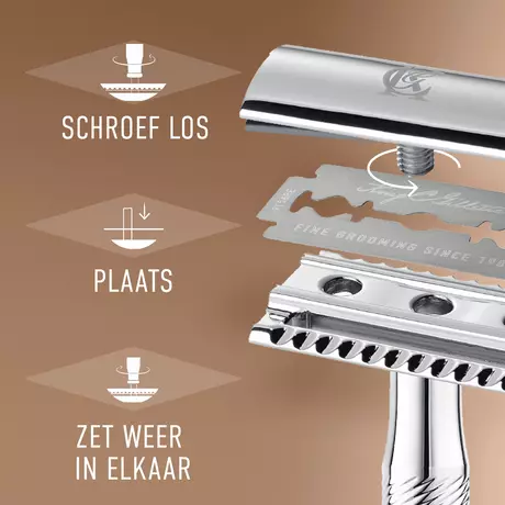 King C. Gillette Double Edge Navulmesjes 10 Stuks