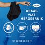TENA WASBAAR ONDERGOED ZWART  XL