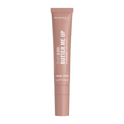 Rimmel Oh My Gloss Butter Me Up Lip Butter - Bruin - 001 Latte Delight
