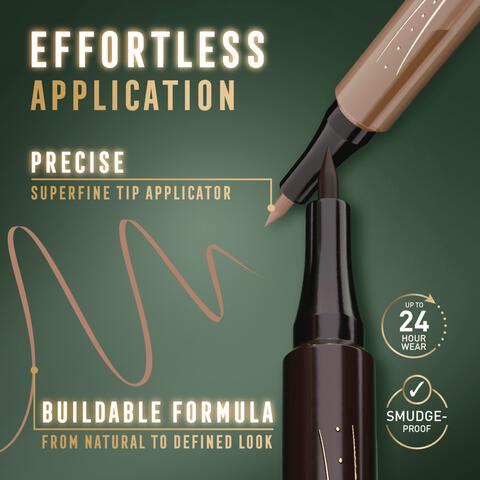 Max Factor Masterpiece Micro Brow Marker - Taupe - 20 Taupe