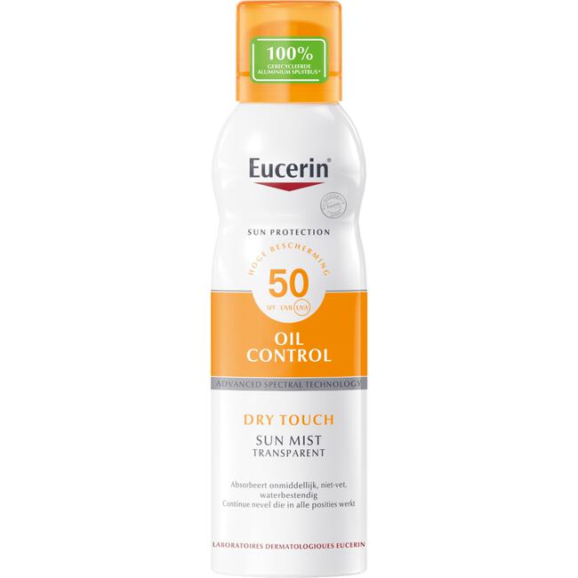 Eucerin Sun Sensitive Protect Sun Mist Transparent Dry Touch SPF50 200 ML
