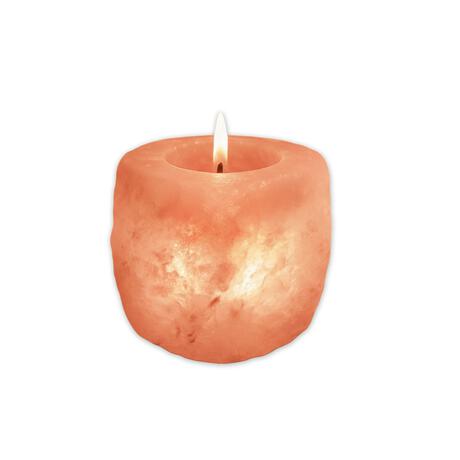 Lucovitaal Puur Himalaya Zoutsteen Waxinelicht