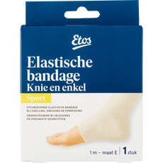 Etos Sport Elastische bandage Knie en enkel Wit