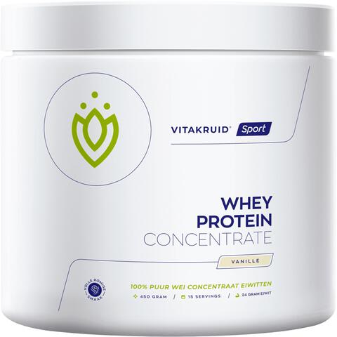 Vitakruid Whey Proteïnepoeder Vanille 450 GR