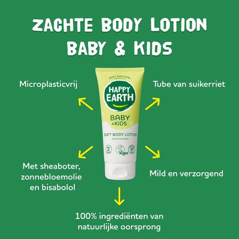 Happy Earth Zachte Body Lotion Baby & Kids