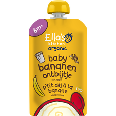 Ella's Kitchen Baby Bananen Ontbijtje Bio Knijpfruit 6+ Maanden 100 GR
