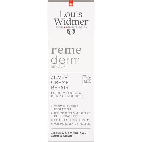 Louis Widmer Remederm Zilver Cr�me Repair Zonder Parfum 75 ML