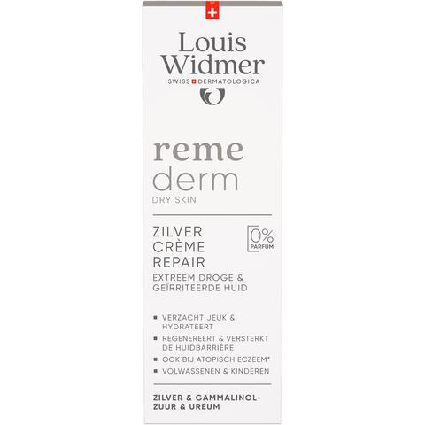Louis Widmer Remederm Zilver Cr�me Repair Zonder Parfum 75 ML