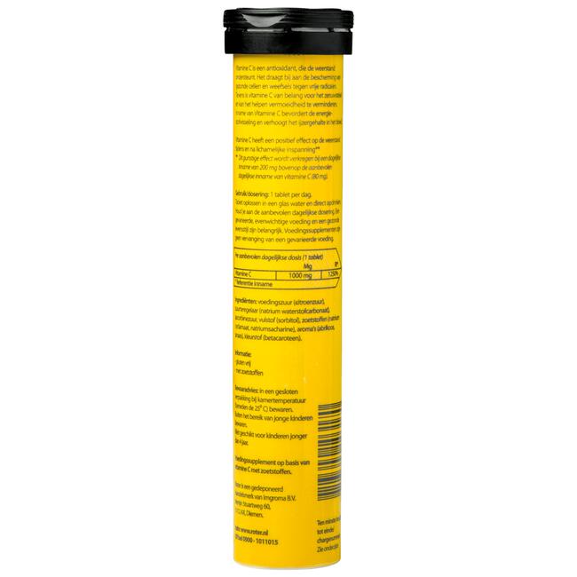 Roter Vitamine C Bruis 1000 mg Abrikoos-Sinaasappel 20 bruistabletten