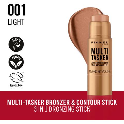 Rimmel Multi-Tasker Bronzer & Contour Stick 001 Light