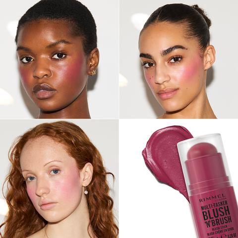 Rimmel London Multi-Tasker Blush'N'Brush Stick Fushia Glam 8 g