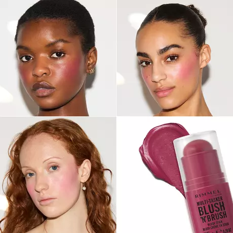 Rimmel London Multi-Tasker Blush'N'Brush Stick Fushia Glam 8 g