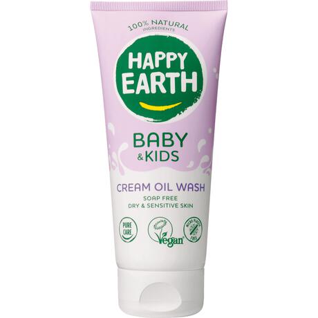 Happy Earth Cream Oil Wash 200 ml