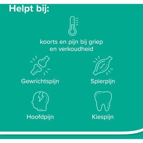 Aspirine 500 mg helpt bij pijn 20 tabletten