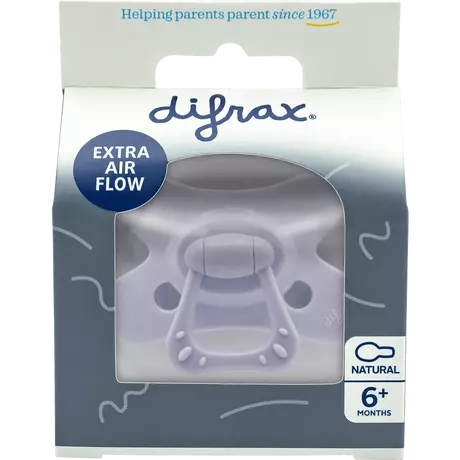 Difrax Fopspeen Natural 6M+ Se Lilac Amethyst