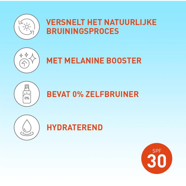 Vision Natural Bronze Zonnebrand Spray SPF30 180ML